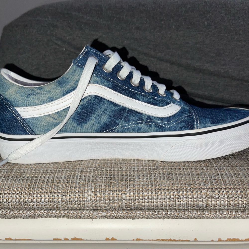 Custom Made Blue Vans - Picture 4 of 8